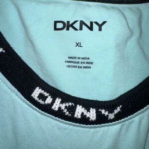 DKNY Men's Aqua Short Sleeve Tee